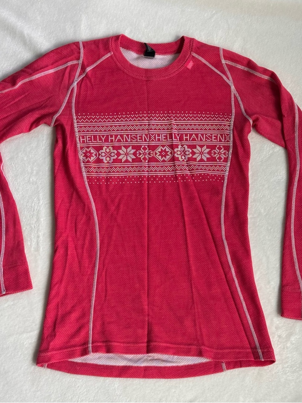 Helly Hansen Women’s Pink Long-Sleeve Thermal Base Layer Top